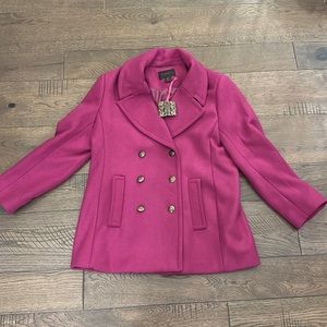Christian Siriano Pink Coat. New with Tags.